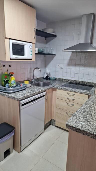 Alojamiento Con Terraza 1B02 En La Playa De Vera. Exteriör bild