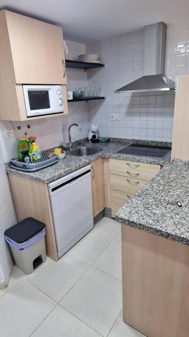 Alojamiento Con Terraza 1B02 En La Playa De Vera. Exteriör bild